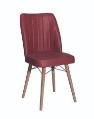 Kare Gold Bordo Sandalye